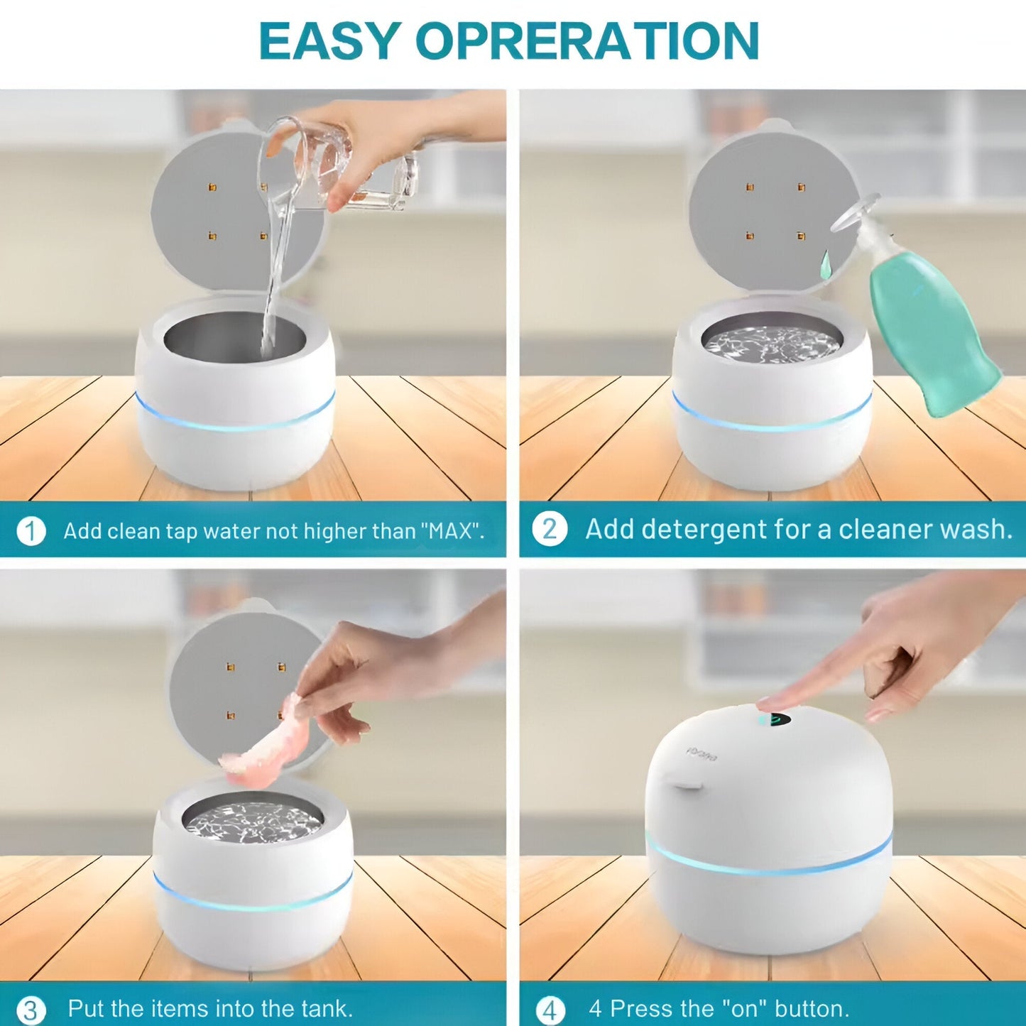 OralClean™ – Ultrasonic Multi-Purpose Cleaner